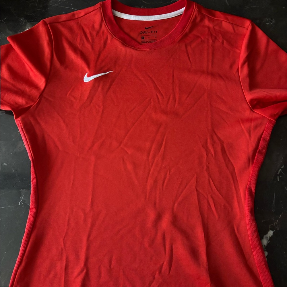 Nike Women's Red Dri-FIT Top
